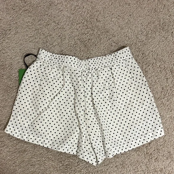 NWT kate spade White with Black Polka Dot Women's Shorts - Picture 4 of 6